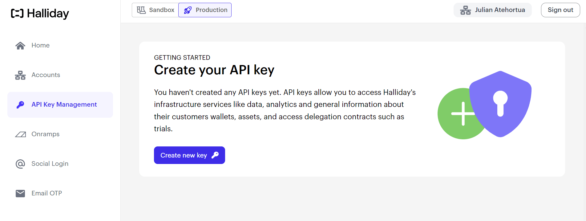 Create Your API Key